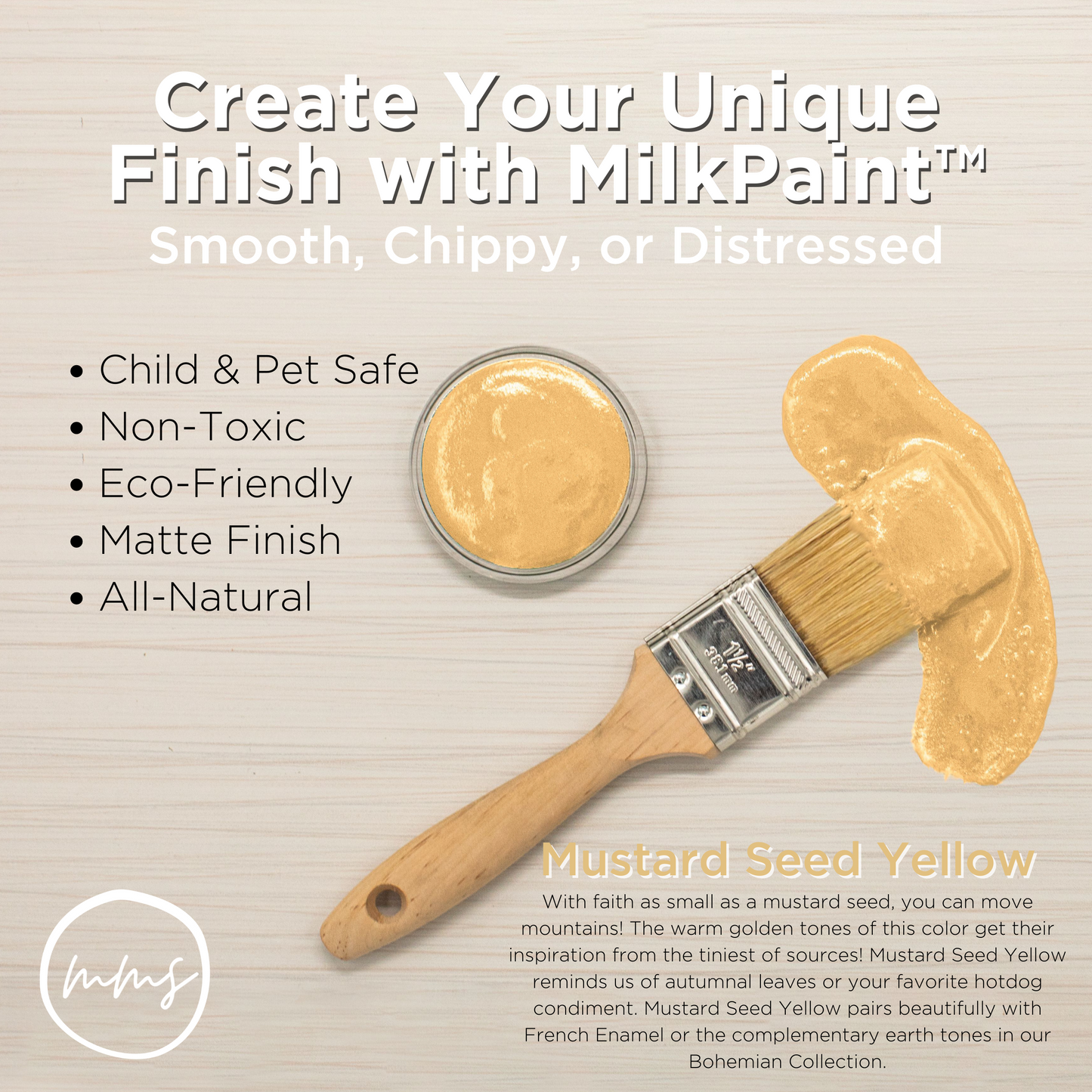 Mustard Seed Yellow MilkPaint™